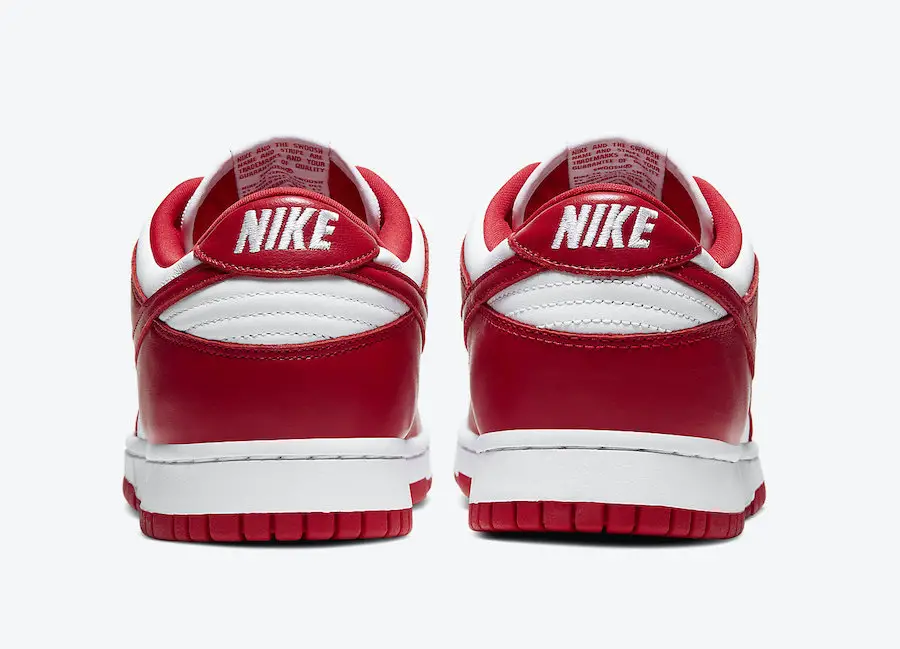Nike Dunk Low University Red CU1727-100 Fecha de lanzamiento Precio