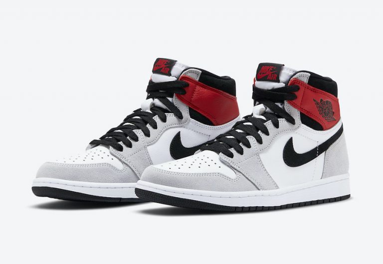 Jordan 1 Mid Light Smoke Grey Footlocker : air-jordan-1-light-smoke-grey-555088-126-release-date 