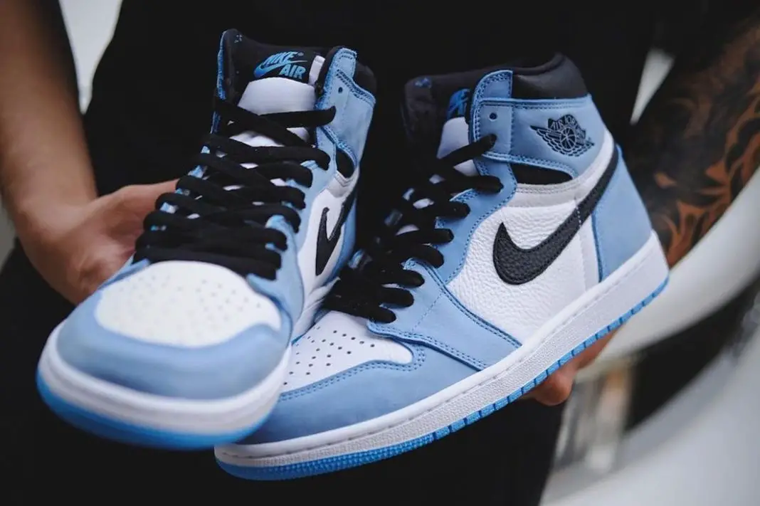 jordan 1 blue patent unc