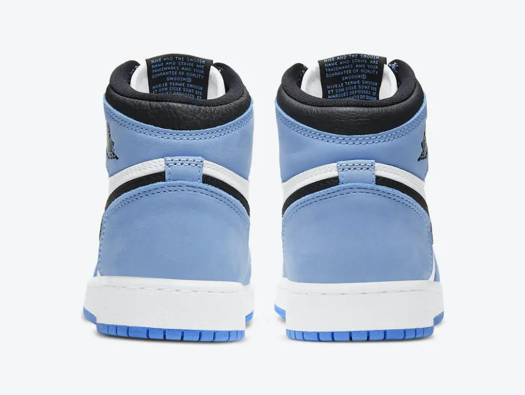 women's air jordan og university blue