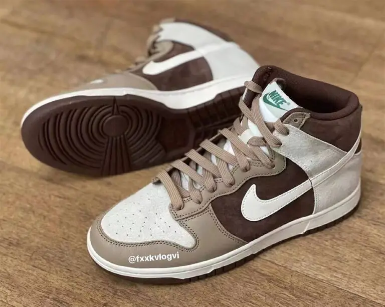 brown high dunks