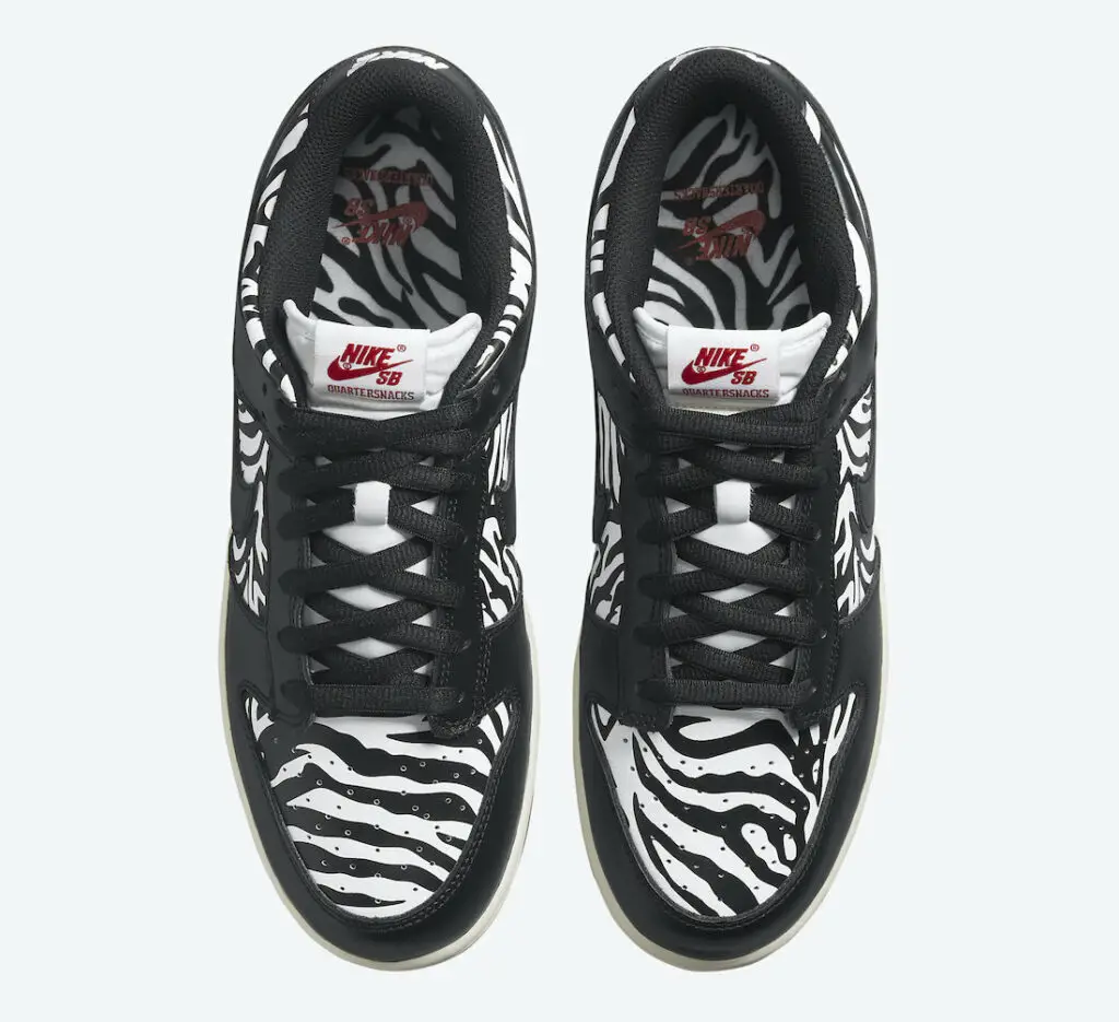 Quartersnacks Nike SB Dunk Low Zebra DM3510-001 Fecha de Lanzamiento