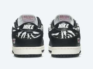 nike sb dunk low og qs quartersnacks zebra