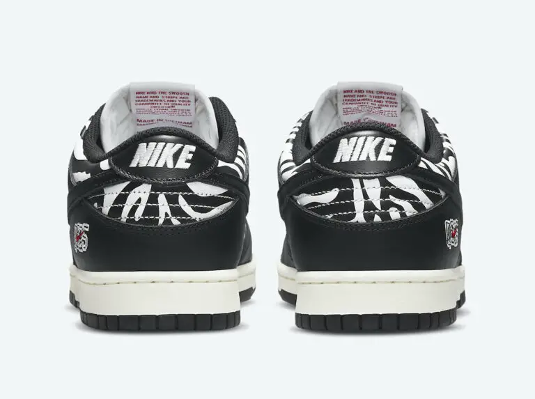 nike sb dunk low og qs quartersnacks zebra