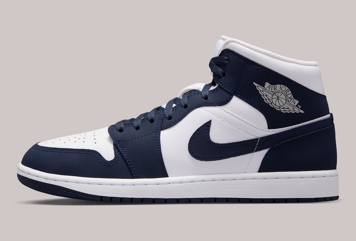 Air Jordan 1 Mid Gets A New “Obsidian” Colorway