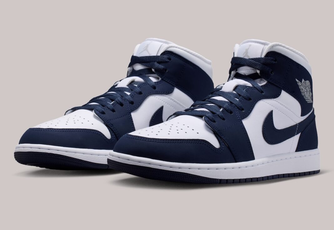 Air Jordan 1 Mid Gets A New “Obsidian” Colorway
