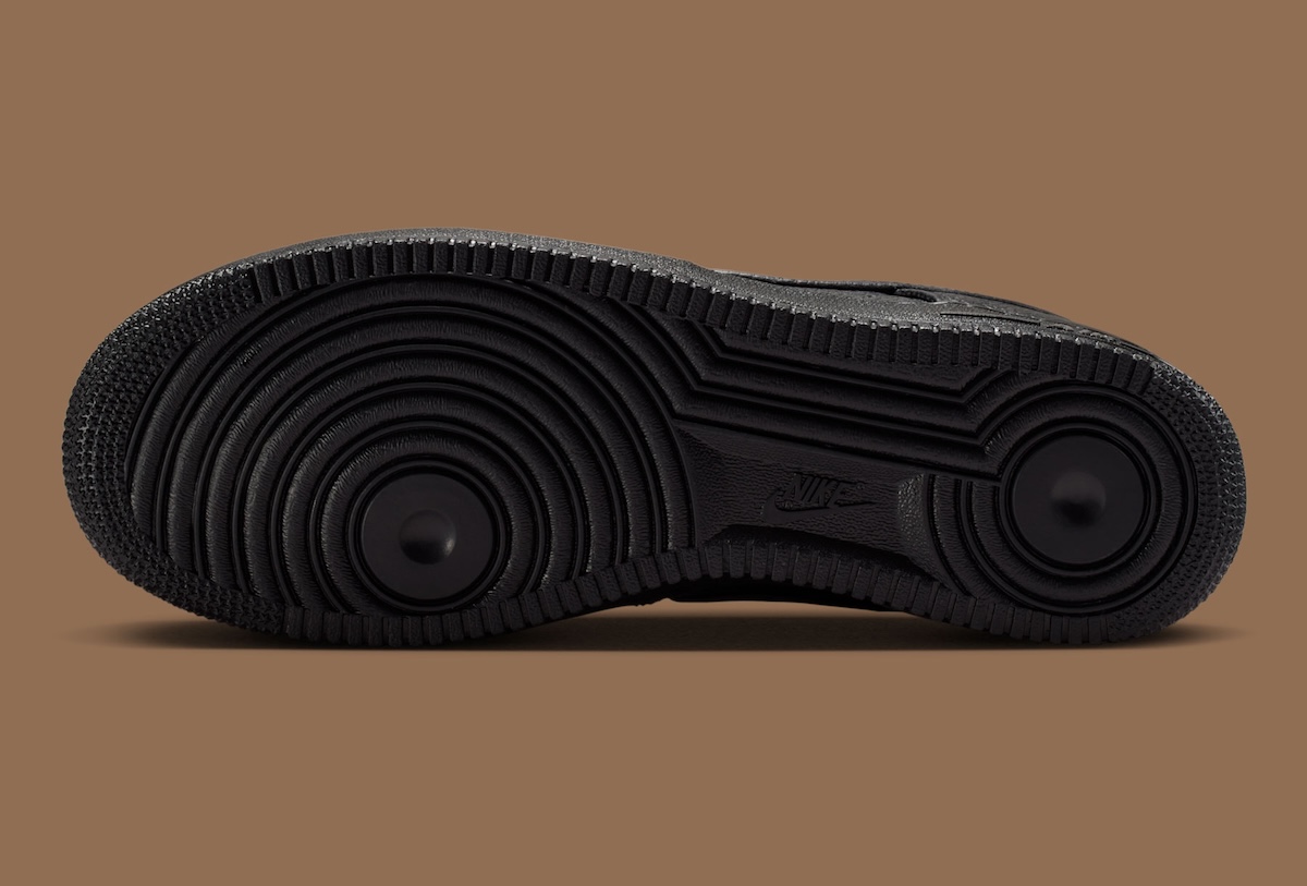Nike Air Force 1 Low “Black Leather” Adds A Loafer Buckle Twist