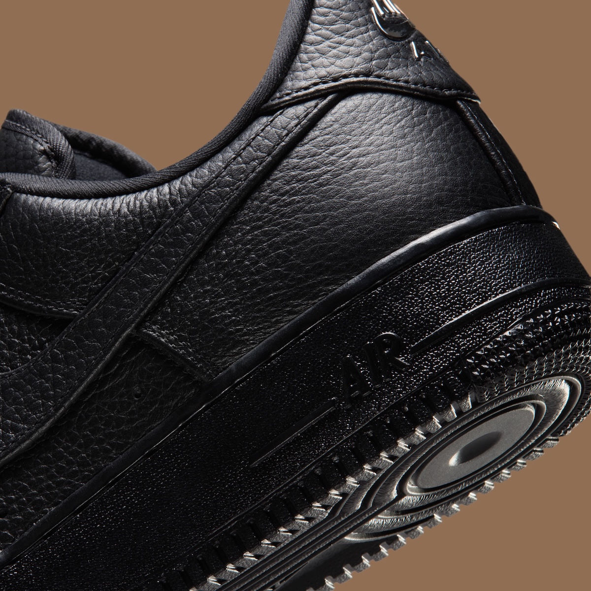 Nike Air Force 1 Low “Black Leather” Adds A Loafer Buckle Twist