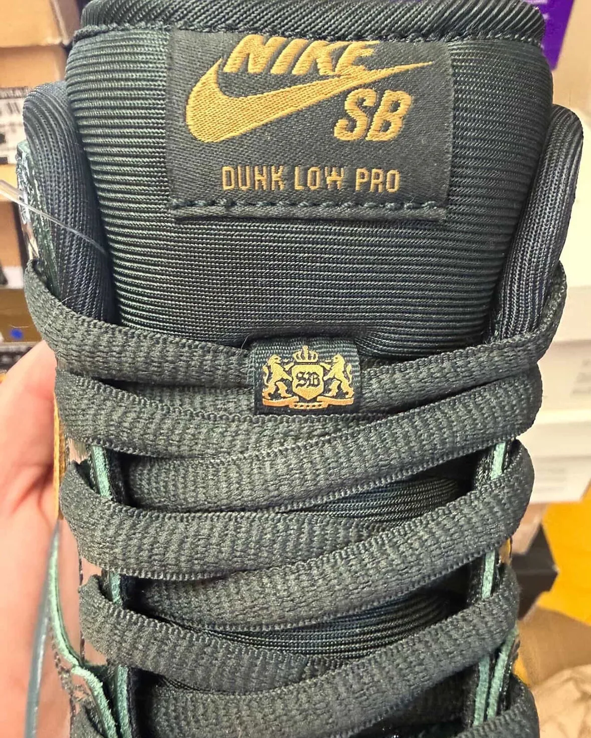 Nike SB Dunk Low “Green Patent” Reveals 25th Anniversary Details