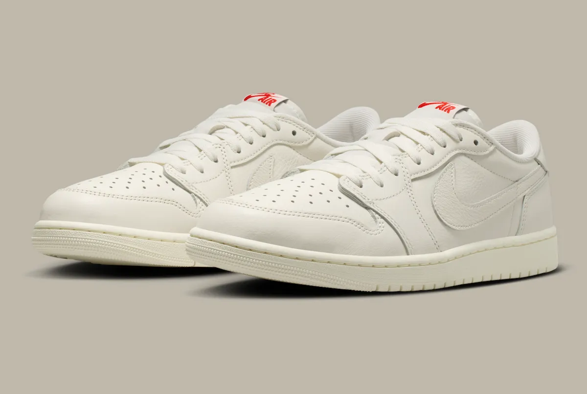 Official Photos of the Air Jordan 1 Low OG “Sail”