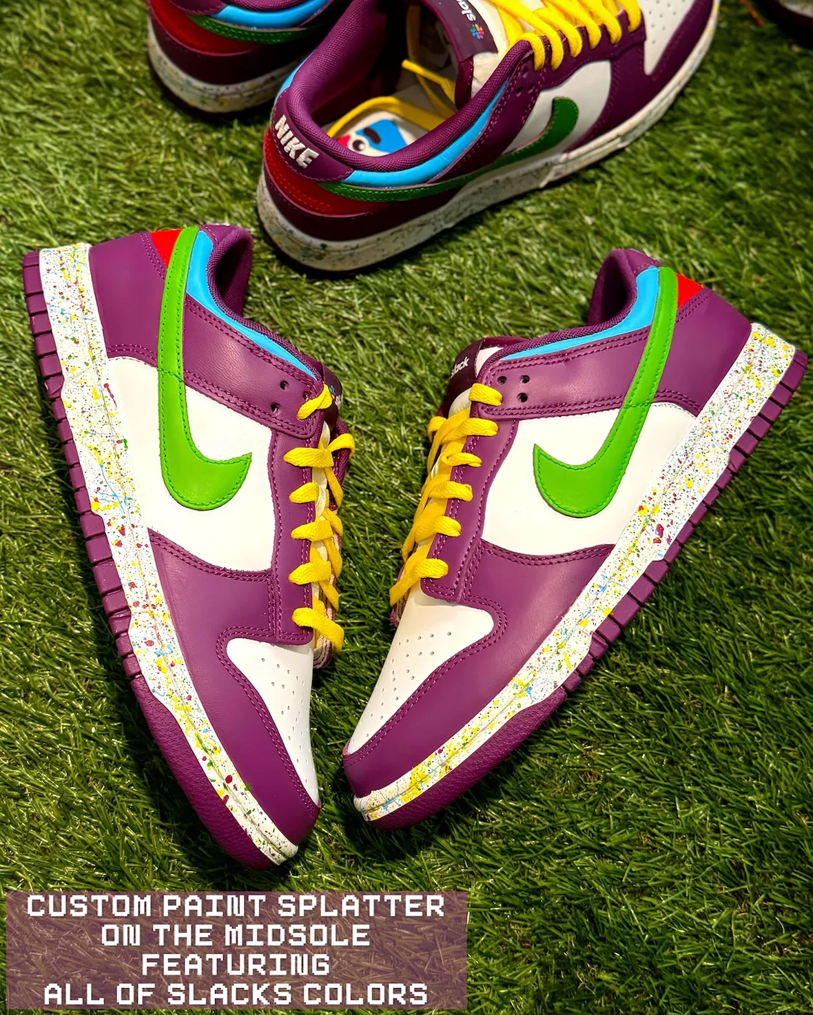 Slack Created Their Own Nike Dunk Low And Air Max 1 Customs